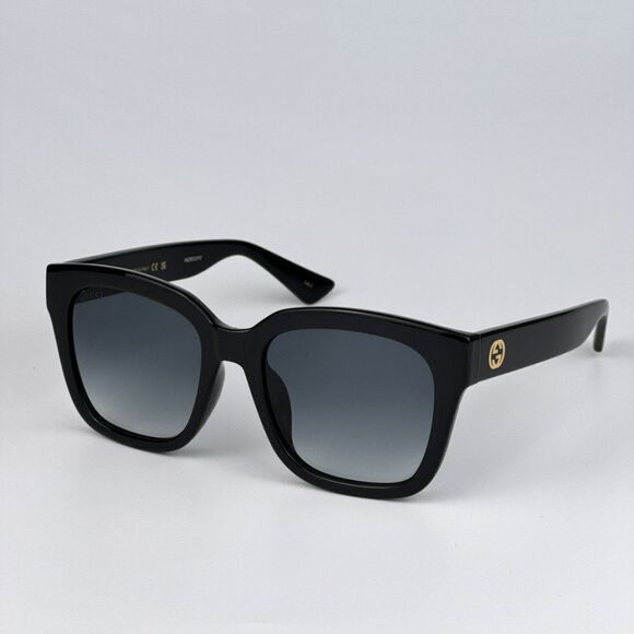 NEW Gucci GG1338SK 003 Black Grey Gradient Square Women Sunglasses GG 1338SK - Picture 6 of 13